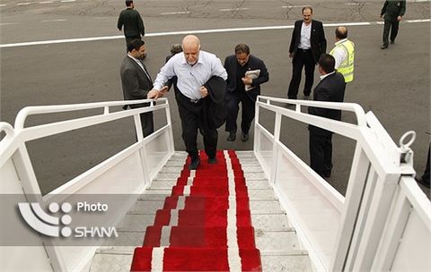 Zangeneh Leaves Tehran for Beijing
 Zangeneh Leaves Tehran for Beijing