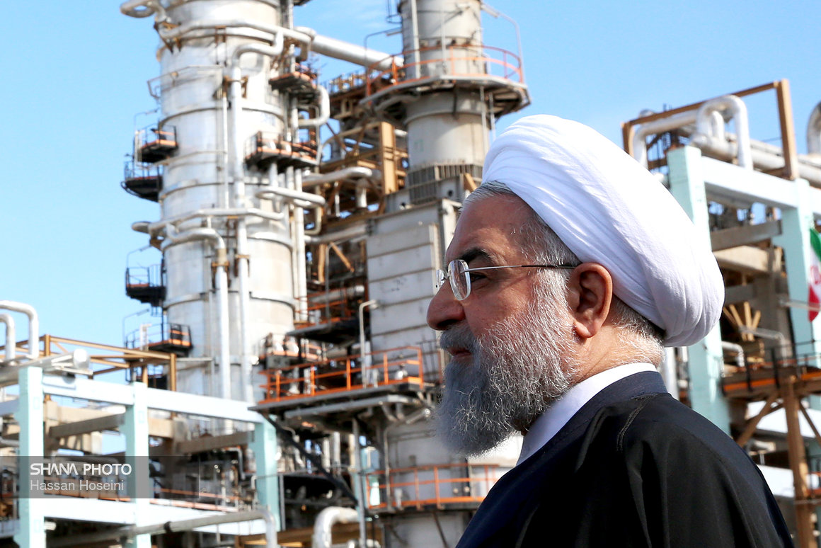 President Rouhani Launches Phase III of Persian Gulf Refinery