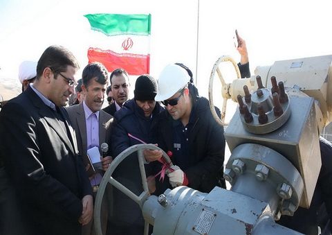 چاه شماره ۷۴ گازی منطقه عملیاتی خانگیران افتتاح شد