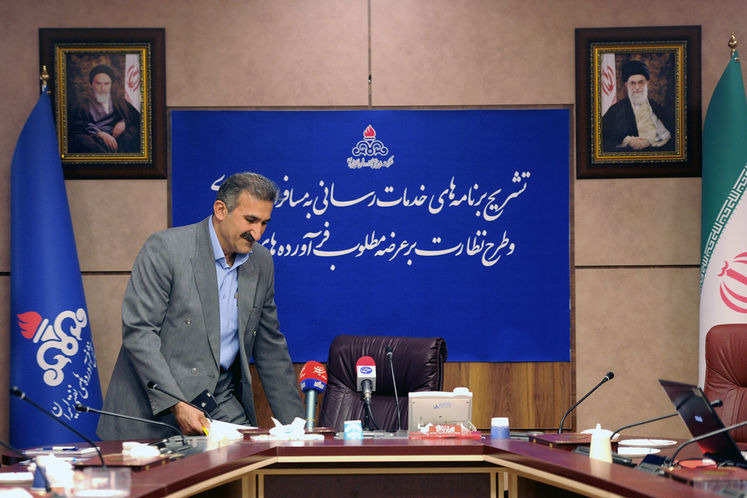 نشست خبری  محمد رضا موسوی خواه، مدیرعامل شرکت پخش فرآورده های نفتی ایران