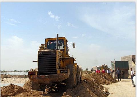 استمرار خدمات به ساکنان مناطق در معرض سیلاب خوزستان