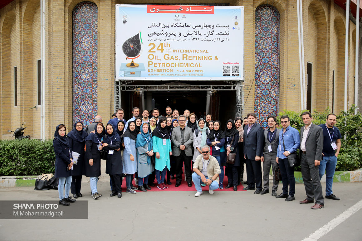 خبرنگاران در بیست‌وچهارمین نمایشگاه بین‌المللی نفت