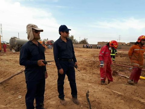 Fire Put out at Oil Pipeline in Southwest Iran 
