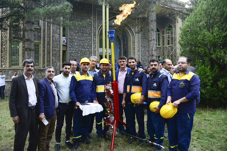 افتتاح گازرسانی به شهر آلاشت