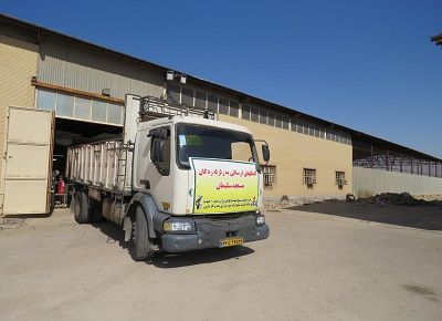 ارسال محموله کمک‎های شرکت نفت و گاز مارون به مسجدسلیمان