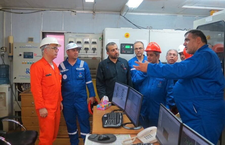 فرآیندهای عملیاتی نفت فلات قاره و پایانه‌های نفتی در منطقه خارک بررسی شد