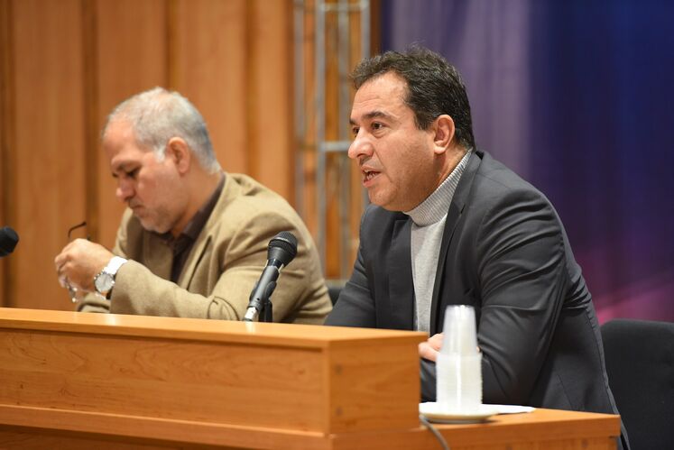 نشست خبری غلامرضا بهمن‌نیا، رئیس بهداشت، ایمنی و محیط زیست (اچ‌اس‌یی) شرکت ملی گاز ایران