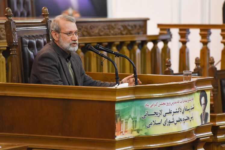 نشست خبری علی لاریجانی، رئیس مجلس شورای اسلامی