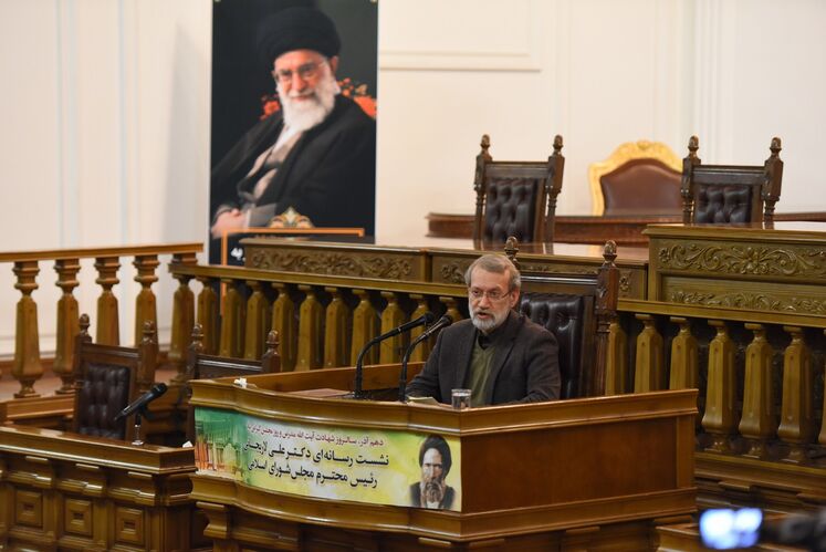 نشست خبری علی لاریجانی، رئیس مجلس شورای اسلامی