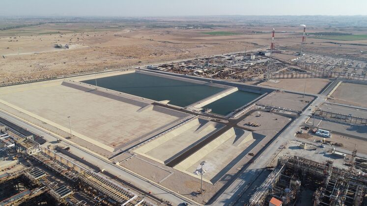 حوضچه‌های تبخیر، شرکت پالایش گاز بیدبلند خلیج فارس