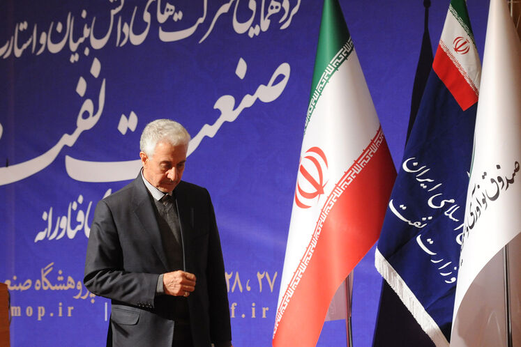 منصور غلامی، وزیر علوم، تحقیقات و فناوری در گردهمایی شرکت‌های دانش‌بنیان و استارت‌آپ‌های صنعت نفت