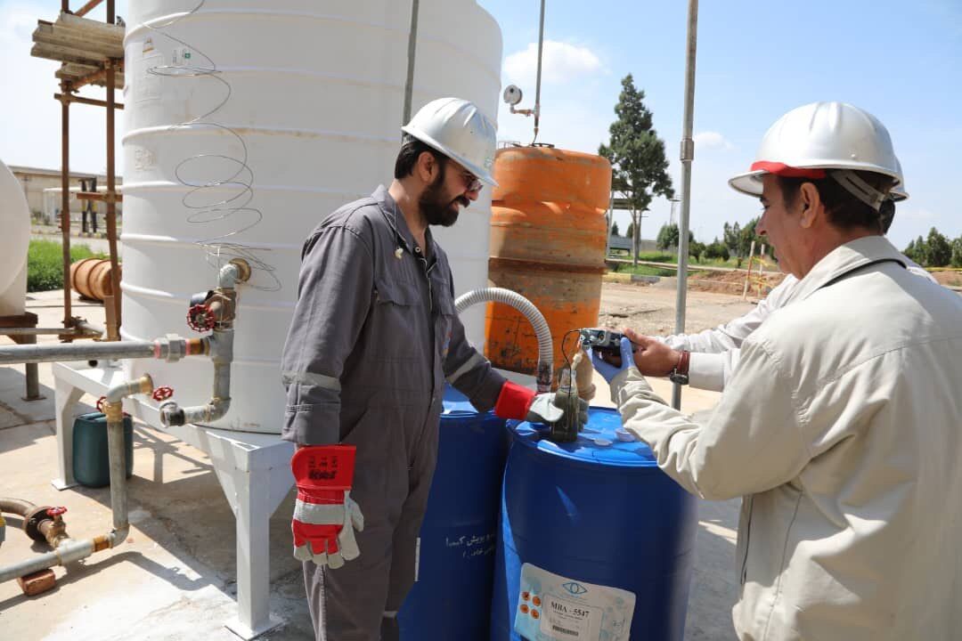 تولید آب ژاول در پالایشگاه تهران