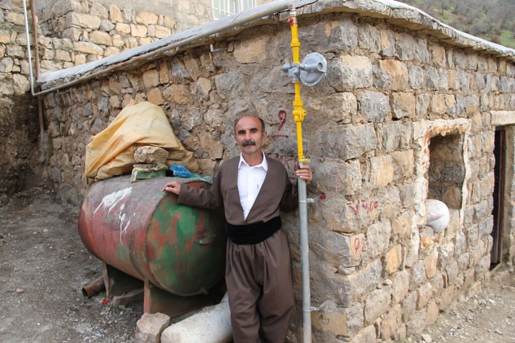 رشد ۱۰۰ درصدی تعداد روستاهای گازدار کردستان