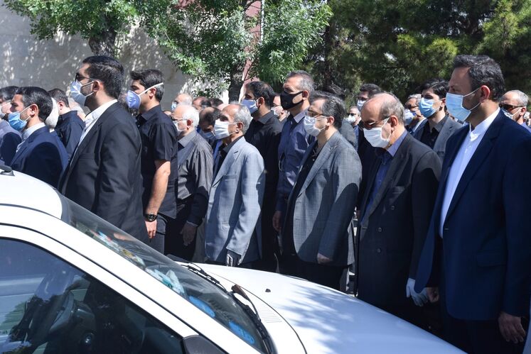 آیین تشییع و خاکسپاری پیکر حسین کاظمپور اردبیلی