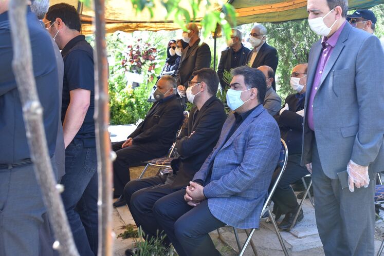 آیین تشییع و خاکسپاری پیکر حسین کاظمپور اردبیلی