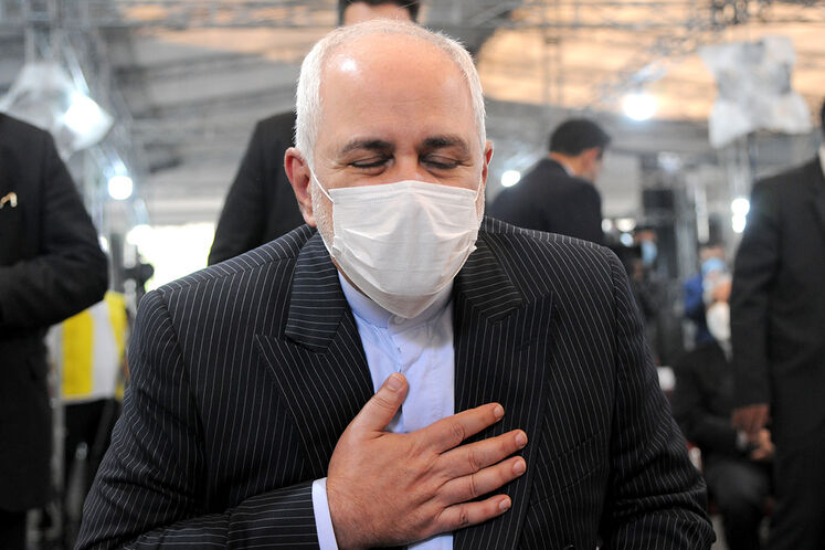 محمدجواد ظریف، وزیر امور خارجه در مجلس بزرگداشت مرحوم حسین کاظم‌پور اردبیلی امروز در وزارت نفت