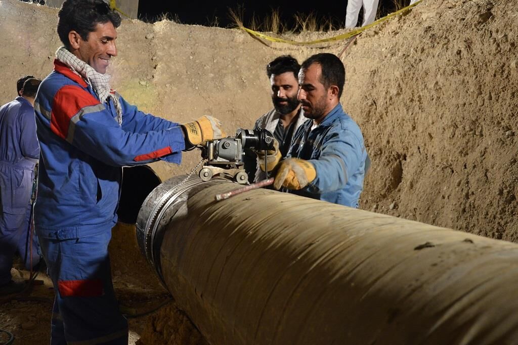 ایمنی شبکه انتقال گاز به شهرستان عسلویه افزایش یافت