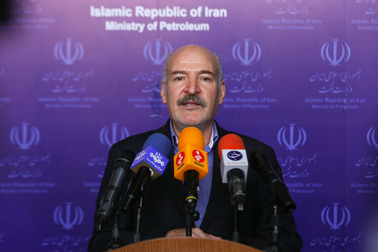 حسن منتظر تربتی، مدیرعامل شرکت ملی گاز ایران در جمع خبرنگاران