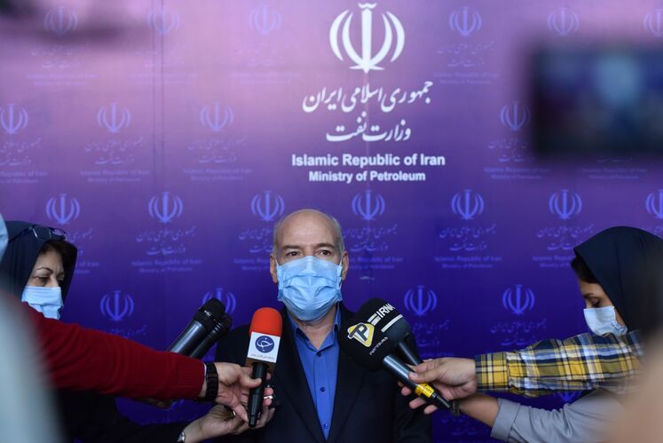 حسن منتظرتربتی، مدیرعامل شرکت ملی گاز ایران در جمع خبرنگاران