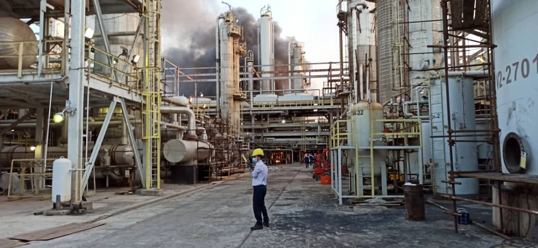 Fire at Khark Petrochemical Plant Contained

