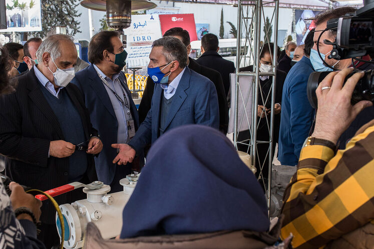 بازدید مسعود کرباسیان، مدیرعامل شرکت ملی نفت ایران از بیست‌و‌پنجمین نمایشگاه بین‌المللی نفت ایران