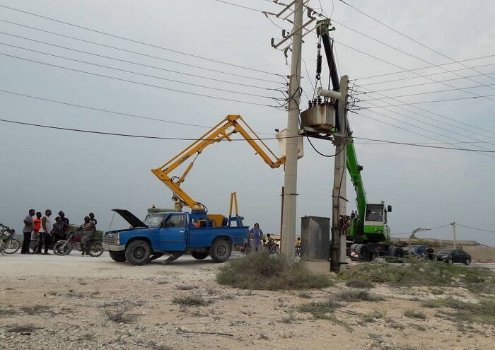 شبکه برق منطقه عملیاتی لاوان ساماندهی شد