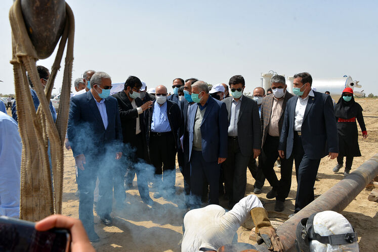 ‎بازدید وزیر نفت از طرح‌های گازرسانی منطقه سیستان