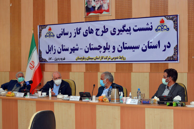نشست پیگیری طرحهای گازرسانی در استان سیستان و بلوچستان- شهرستان زابل