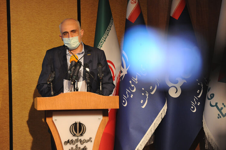 حمیدرضا مسعودی، مدیرعامل گروه پتروپارس در آیین امضای قرارداد توسعه میدان گازی فرزاد «ب»
