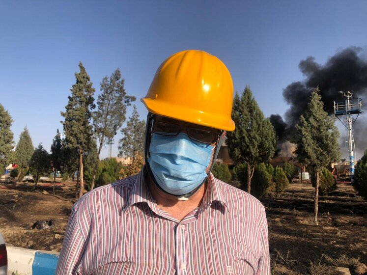 عملیات خاموش کردن آتش پالایشگاه تهران رو به پایان است