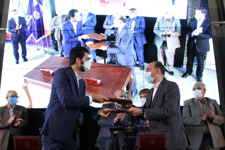 امضای موافقت‌نامه ایجادمرکز نوآوری و رشد مشترک با دانشگاه صنعتی شیراز در حاشیه آیین گشایش رسمی پارک نوآوری و فناوری صنعت نفت