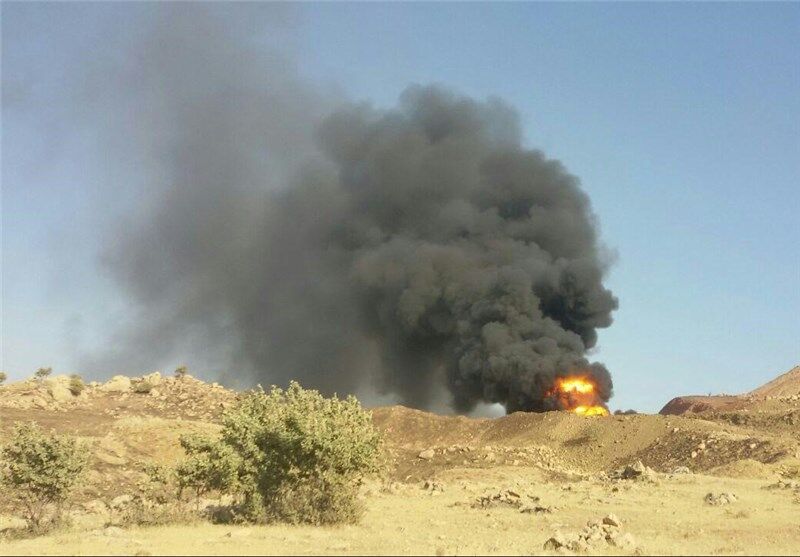 انفجار در خط لوله انتقال نفت چشمه‌خوش به اهواز