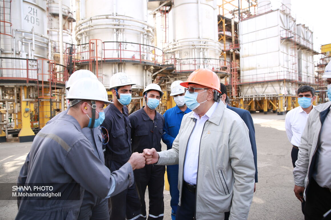 بازدید وزیر نفت از پالایشگاه تهران