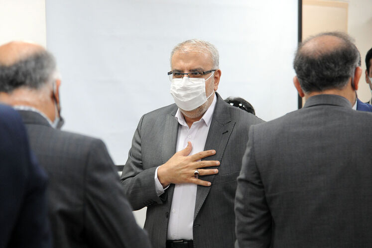 نشست جواد اوجی، وزیر نفت با مسئولان و مدیران ارشد صنعت نفت در خوزستان