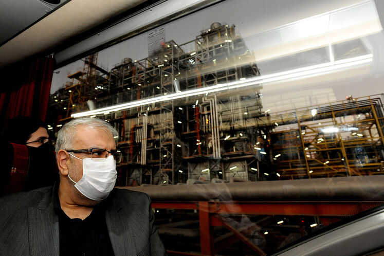 بازدید جواد اوجی، وزیر نفت از پتروشیمی ایلام