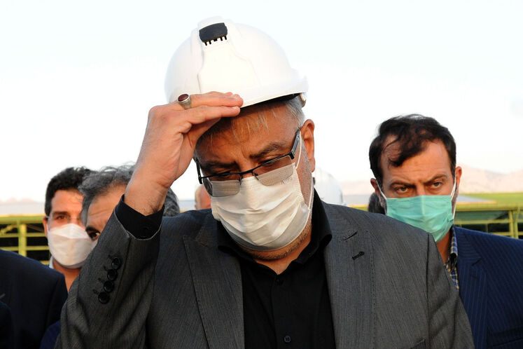 بازدید جواد اوجی، وزیر نفت از پالایشگاه گاز ایلام