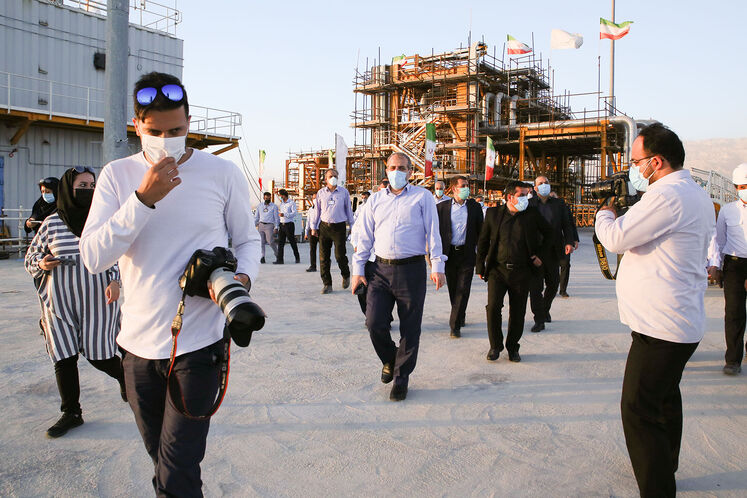 نخستین روز سفر مدیرعامل شرکت ملی گاز ایران به عسلویه
