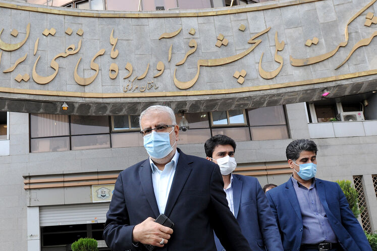 بازدید جواد اوجی، وزیر نفت از ستاد شرکت ملی پخش فرآورده‌های نفتی ایران