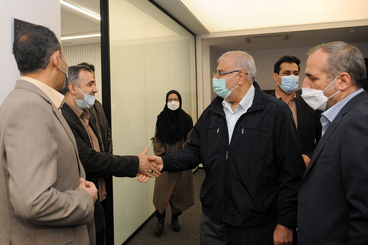 بازدید سرزده جواد اوجی، وزیر نفت از مدیریت دیسپچینگ شرکت ملی گاز ایران
