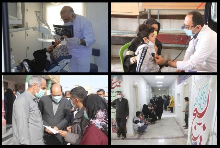 ارائه خدمات تخصصی درمانی رایگان در بندر ماهشهر