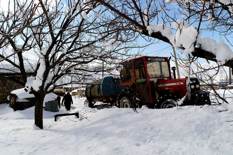 سوخت‌رسانی زمستانی در مناطق سخت‌گذر