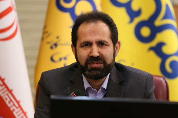 رضا نوشادی، مدیرعامل شرکت مهندسی و توسعه گاز ایران در آیین واگذاری قرارداد طرح ذخیره‌سازی گاز در مخزن شوریجه