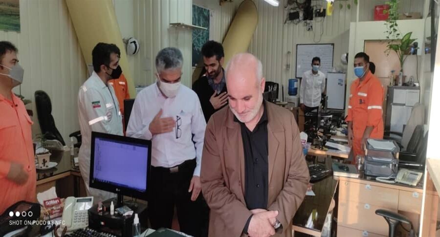 بازدید رئیس سازمان حراست صنعت نفت از پایتخت انرژی ایران