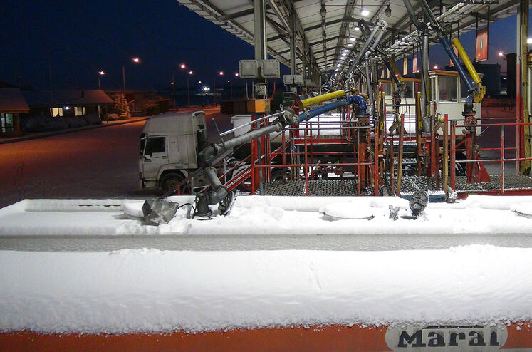 سوخت‌رسانی زمستانی شرکت پخش فرآورده‌های نفتی منطقه همدان
