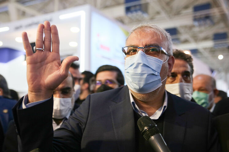 بازدید جواد اوجی، وزیر نفت از پانزدهمین نمایشگاه بین‌المللی ایران‌پلاست