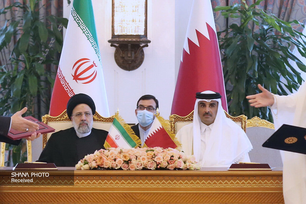 ایران و قطر ۱۴ سند همکاری امضا کردند