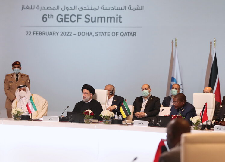 Iran’s President Raisi Addresses GECF 6th Summit