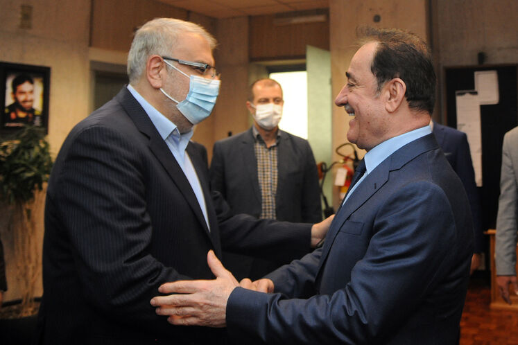 دیدار جواد اوجی، وزیر نفت با عادل کریم، وزیر برق عراق