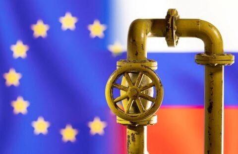 عرضه گاز روسیه به اروپا کمتر شد