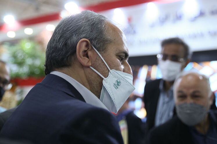 بازدید مجید چگنی، مدیر عامل شرکت ملی گاز ایران از بیست و ششمین نمایشگاه بین المللی نفت، گاز، پالایش و پتروشیمی